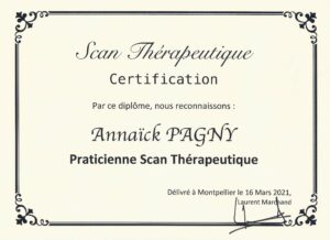 diplome scan thérapeutique d'Anna Emme