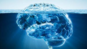 cerveau immerge comme un iceberg