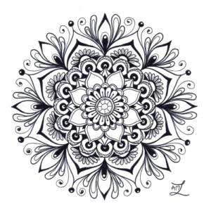 Mandala à motifs